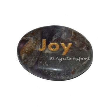 Amethyst Joy Engrave Stones