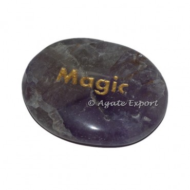 Amethyst Magic  Engrave Stones