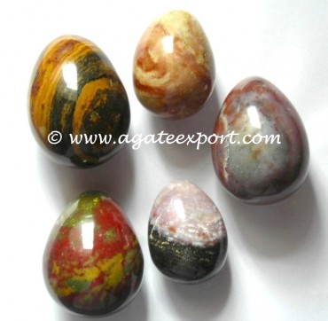 Indian Fancy Jasper Eggs.