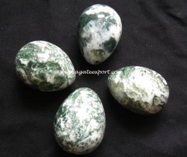 Indian Tree Agate Eggs.