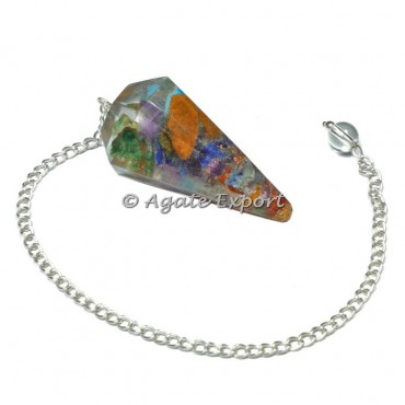 Seven Chakra Orgone Pendulums