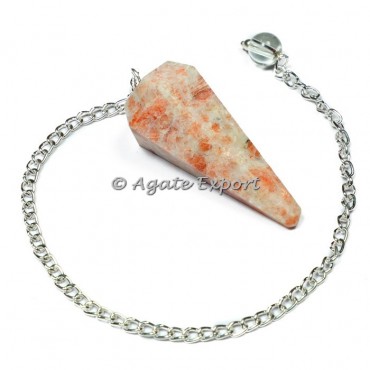 Sunstone 6 Faceted Pendulums