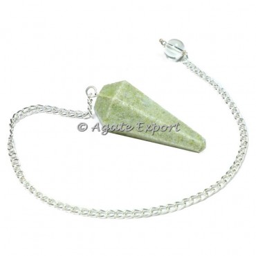Vesonite 6 Faceted Pendulums
