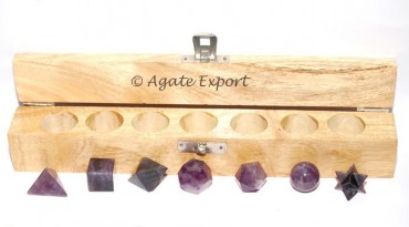 Amethyst Sacred Geometry Set