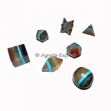 Chakra Bonded 7pcs Geometry Set