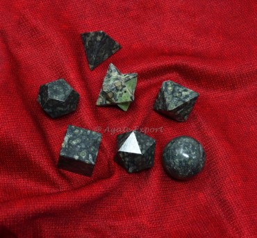 Kambaba Jasper Geometry Set 7 Pcs