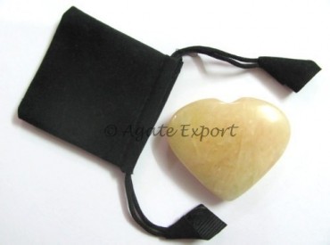 Yellow Aventruine Puffy Heart Gift Set