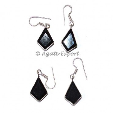 Black Agate Earrings