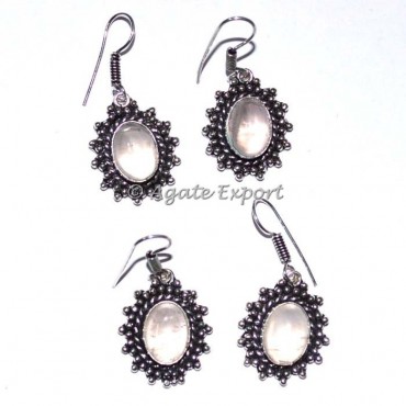 Healing Rose Quartz Earrings