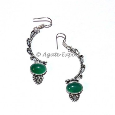 Green Onyx Fashion Earrings