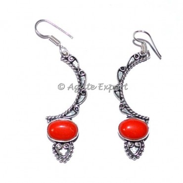 Red Red Syntactic Earrings