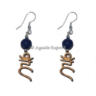 Throat Chakra Earring