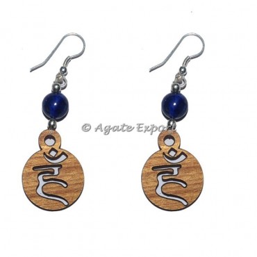 Throat Chakra Lapis Earring