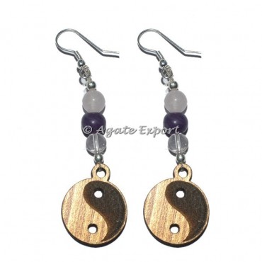 Ying Yang Earrings
