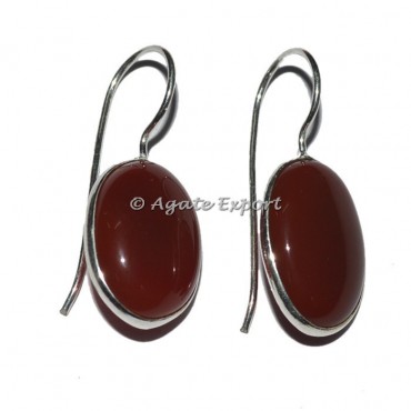 Red Onyx Earrings For Sale