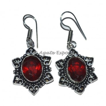 Red Quartz Earrings
