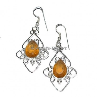 Citrine Imitation Earrings