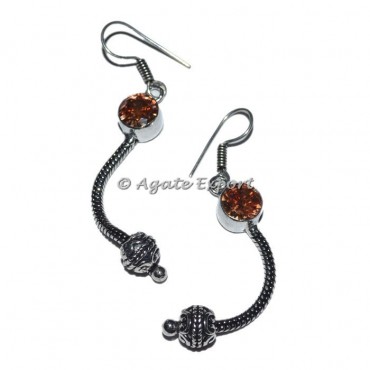 Ruby Quartz Earrings