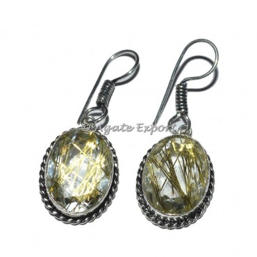 Syntactic Rutile Earrings