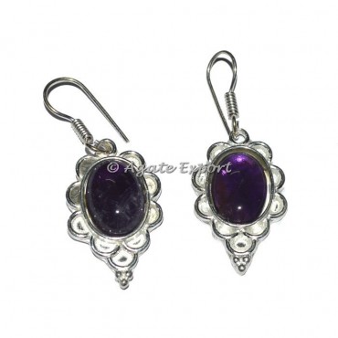 Amethyst Plane Earring