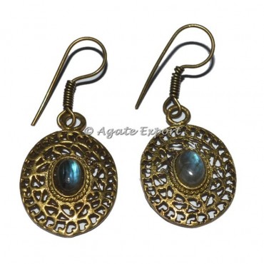 Copper Labrodrite Earrings