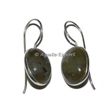 Labrodrite Oval Earrings