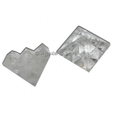 Crystal Quartz Lemurian pyramids