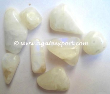 Rainbow Moon Stone Tumbled Stones.