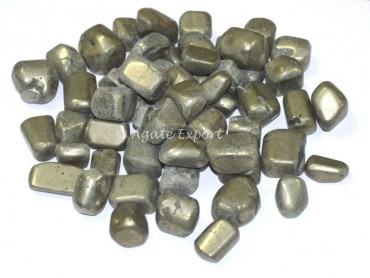 Pyrite Tumbled Stones