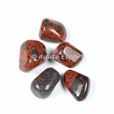 Mahogany Obsidian Tumbled Stones