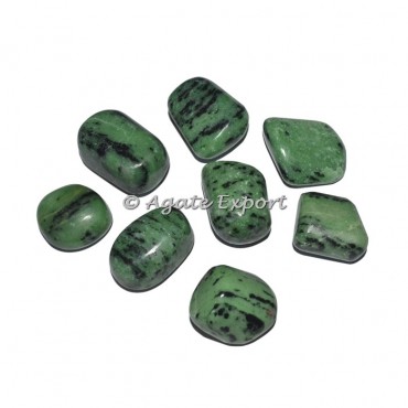 Green Zoisite Tumbled Stones