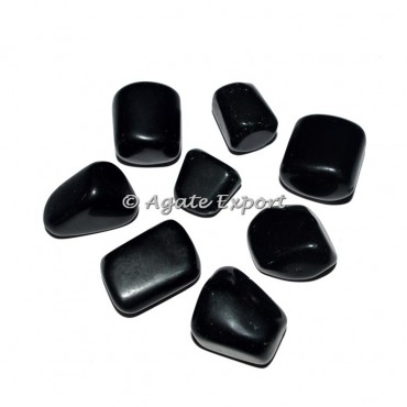 Black Obsidian Tumbled Stones