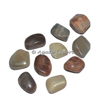 Indian Moonstone Tumbled Stones