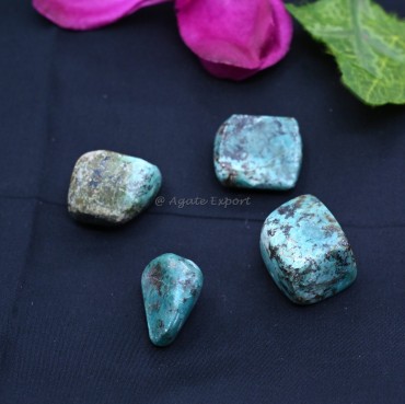 African Turquoise Tumbled Stones