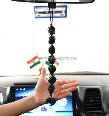 Black Agate Tumbled Stones for Car Hanging and Door Hanging