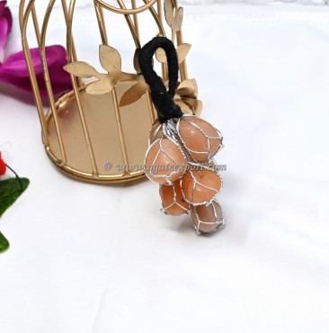 Peach Aventurine Tumbled Hanging for Home And Door