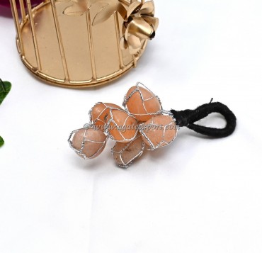 Peach Aventurine Tumbled Hanging for Home And Door
