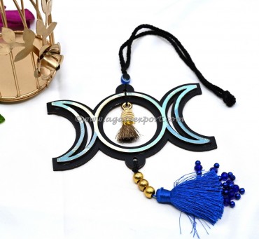 Triple Moon Hanging For Home And Car Decor