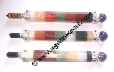 Seven Chakra Stones Wands.
