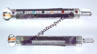Amethyst Chakra Wands.