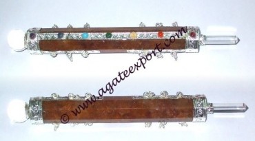 Golden Quartz Hand Made Chakra Wands.