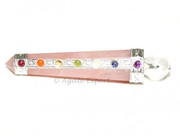Rose Quartz Chakra Wands