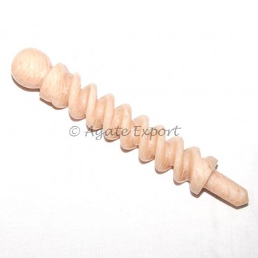 Moonstone Carved Healing Wands