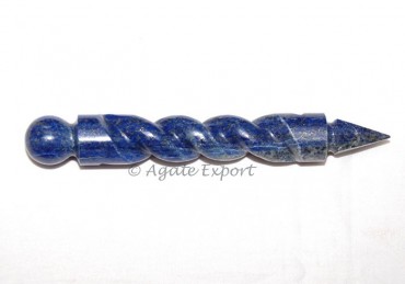 Lapis Lazuli Carved Wands