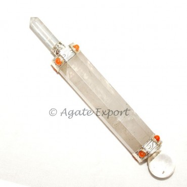 Crystal Quartz Healing Wand