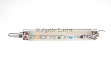 Crystal Quartz Chakra Wand