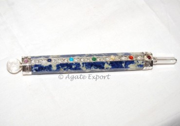 Sodailite Chakra Healing Wand