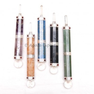 Mix Gemstone Healing Wand