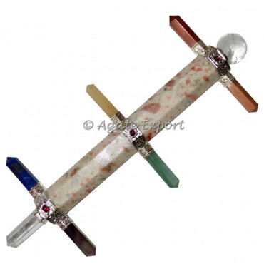 Sunstone Chakra Wands