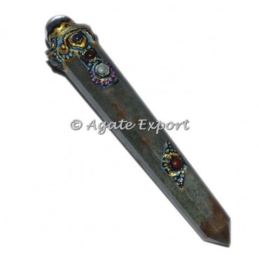 Green Aventurine Tibitean Healing Wand